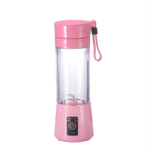 ( Pink) Portable USB Electric Handheld Blender Juice Cup