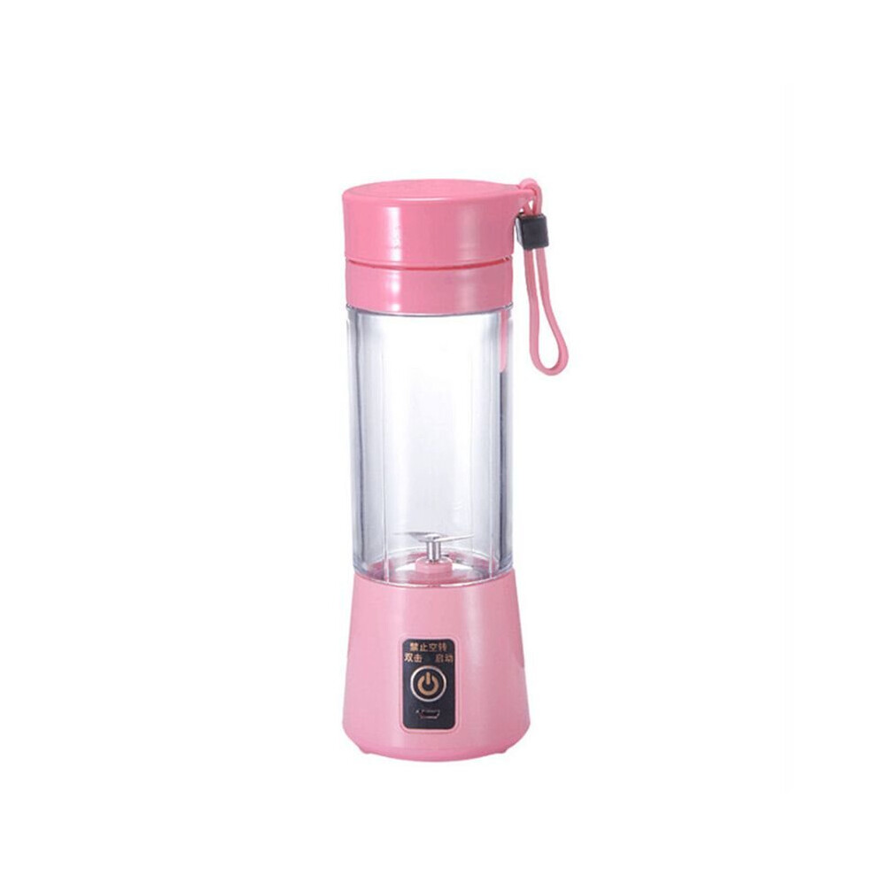 ( Pink) Portable USB Electric Handheld Blender Juice Cup