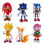 6pcs Sonic the Hedgehog Action Figures Kids Toy 2