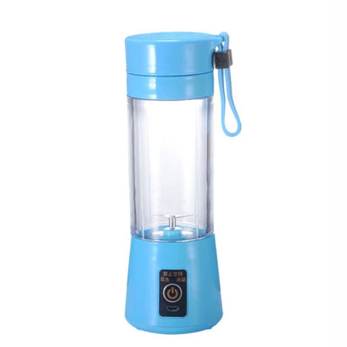 ( Blue) Portable USB Electric Handheld Blender Juice Cup