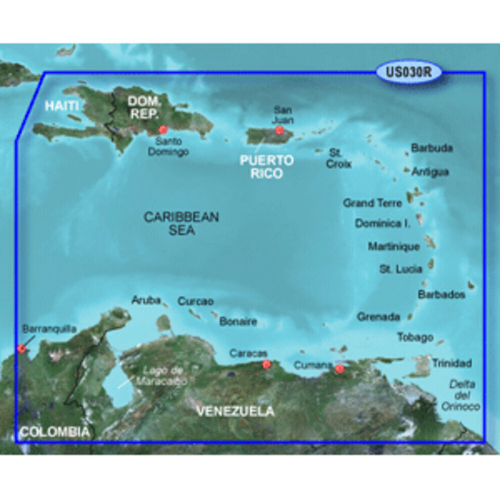 Garmin BlueChart® g2 HD - HXUS030R - Southeast Caribbean - microSD&trade;/SD&trade;