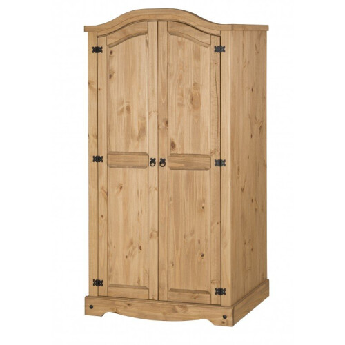 Mercers Furniture Corona 2 Door Arch Top Wardrobe Double Solid Wood 1