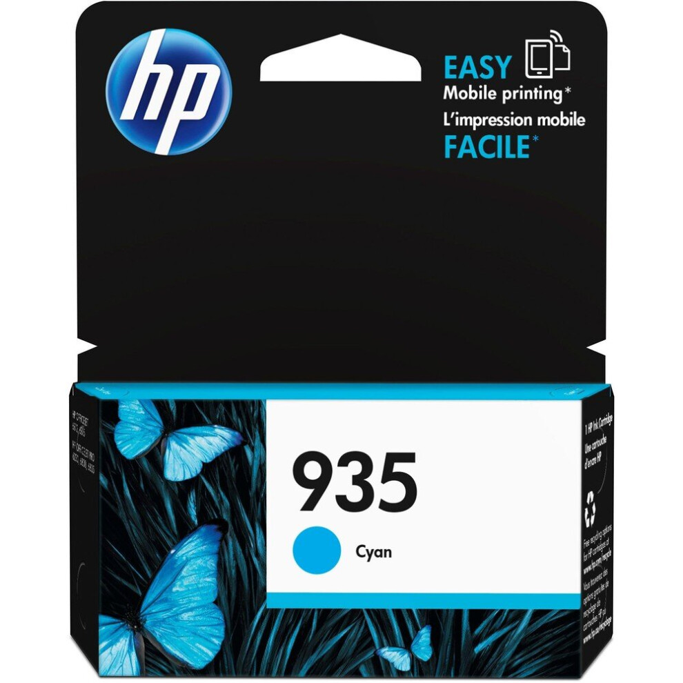 HP 935 (C2P20AN) Original Ink Cartridge - Inkjet - 400 Pages - Cyan - 1 Each