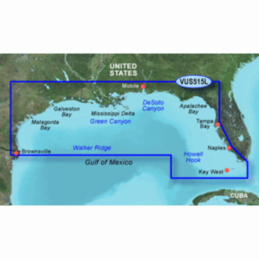 Garmin BlueChart® g3 Vision® HD - VUS515L - Brownsville - Key Largo - microSD&trade;/SD&trade;