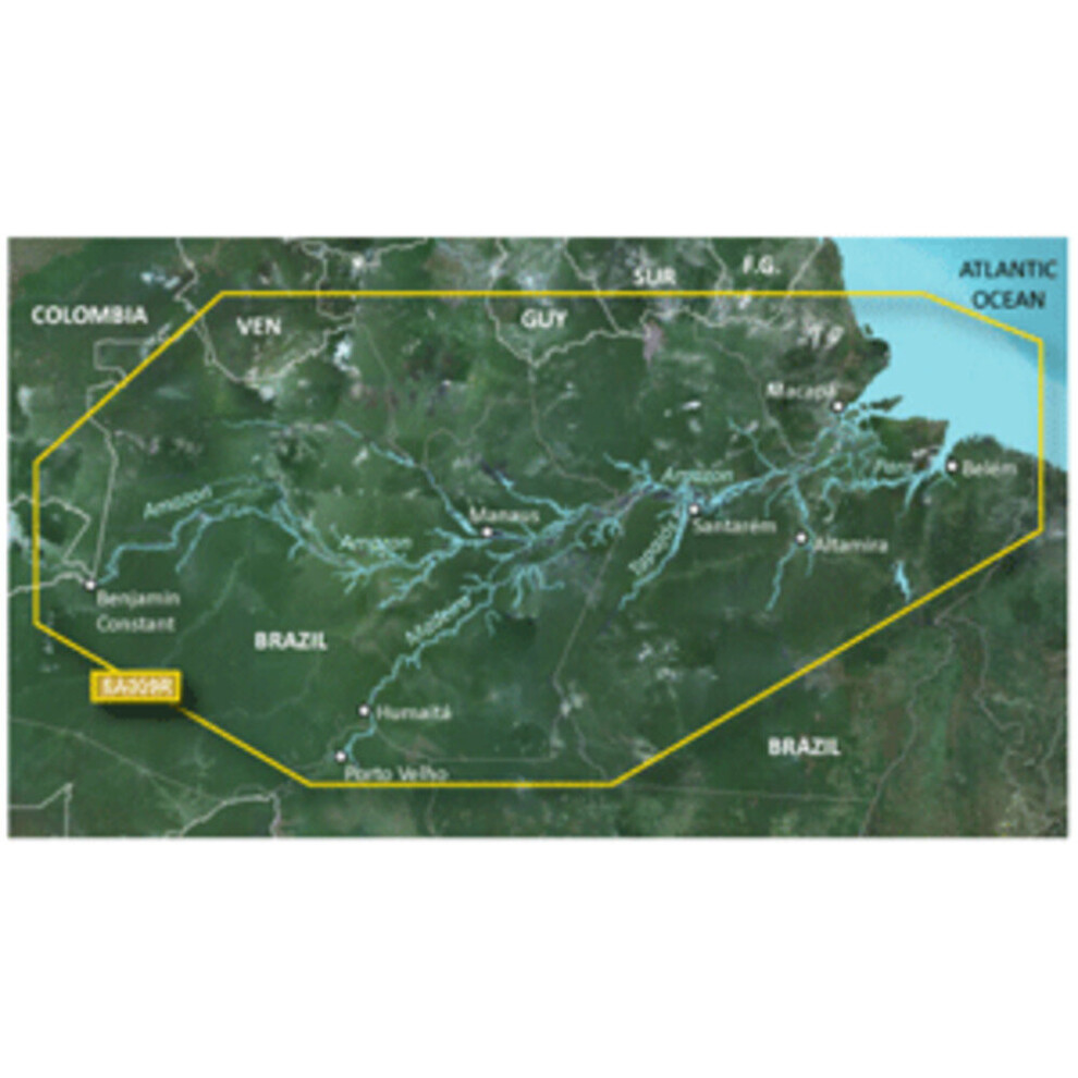 Garmin BlueChart® g3 HD - HXSA009R - Amazon River - microSD&trade;/SD&trade;