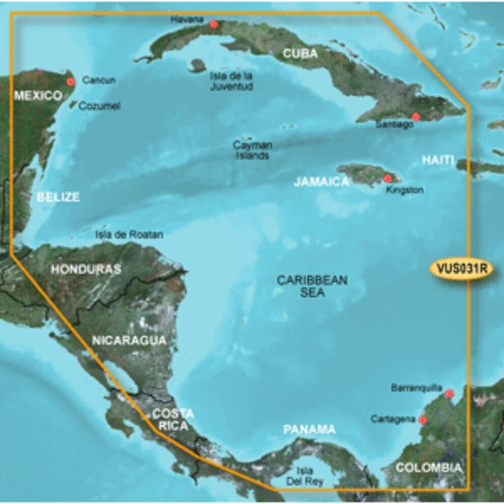 Garmin BlueChart® g3 Vision® HD - VUS031R - Southwest Caribbean - microSD&trade;/SD&trade;