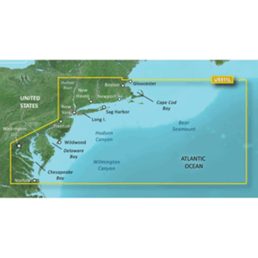 Garmin BlueChart® g3 Vision® HD - VUS511L - Boston - Norfolk - microSD&trade;/SD&trade;