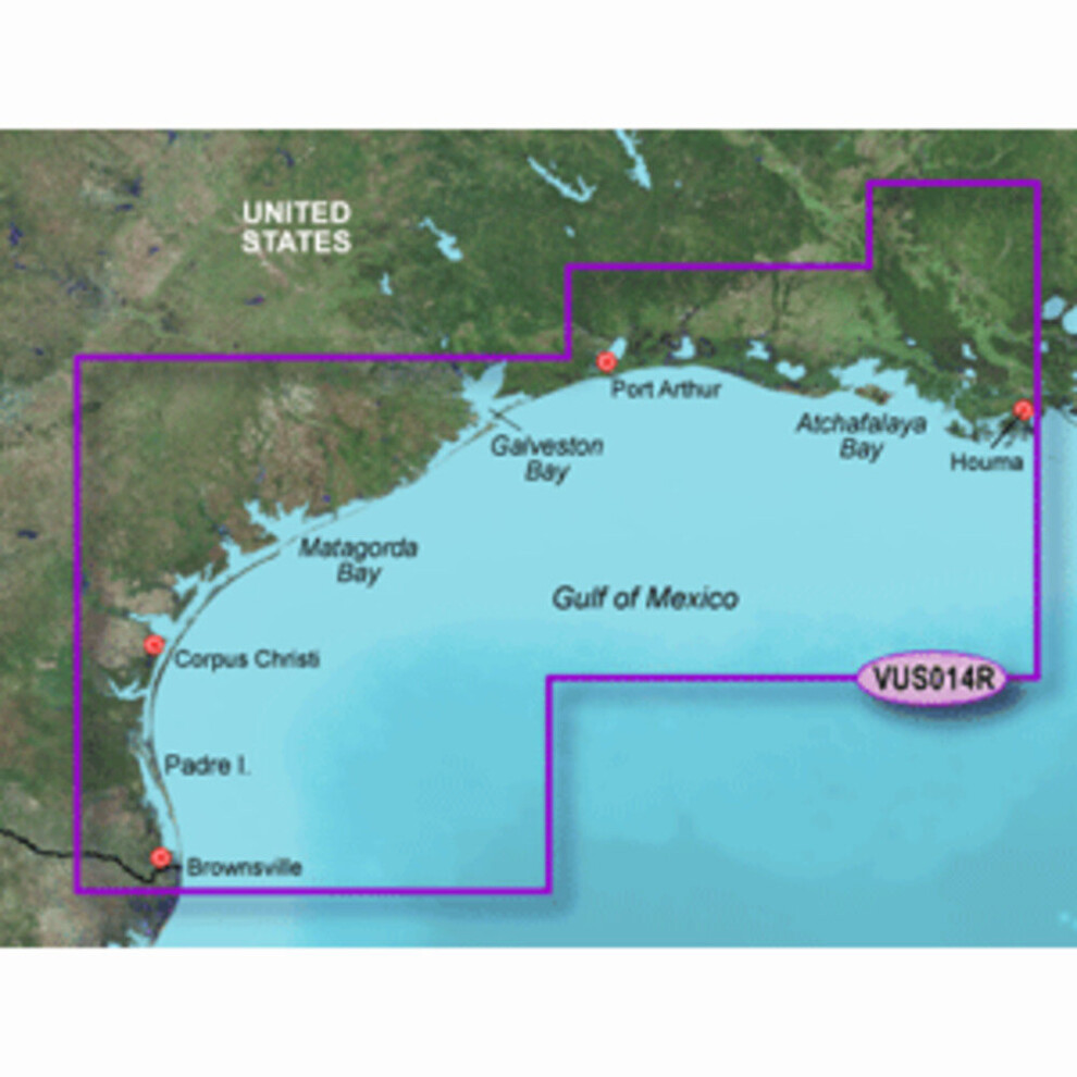 Garmin BlueChart® g3 Vision® HD - VUS014R - Morgan City to Brownsville - microSD&trade;/SD&trade;