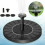 Ηλιακή Powered πλωτή αντλία νερού σιντριβάνι Birdbath σπίτι πισίνα κήπο 1