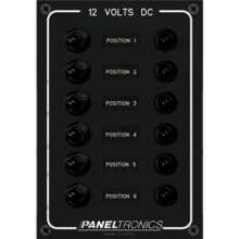Paneltronics Dc 6 Position Toggle Switch With Circuit