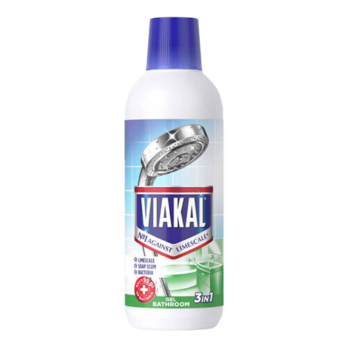 Viakal 5 Pack Viakal 3in1 Anti-Bacterial Limescale Remover Liquid, 500ml 1
