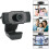 Cámara web 1080p con micrófono para portátil y escritorio 2