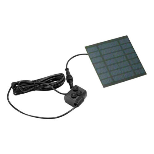 Solar Panel Powered Fountain Pump for Pools, Ponds, Aquariums & Garden Water Features