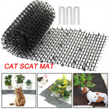 Garden Cat Scat Mat Cat Dog Repellent Mat Plastic Spike-Keeping Prickle Strip
