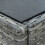 VidaXL vidaXL Gartentisch Grau 75x40x37 cm Poly Rattan 2