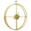 VidaXL vidaXL Wall Clock Gold Iron Home Office Decor Hanging Skeleton Analog Clock 3