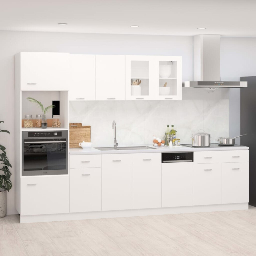 Vidaxl Weiß 7-Tlg. Küchenzeile Lyon Holzwerkstoff - Image 3