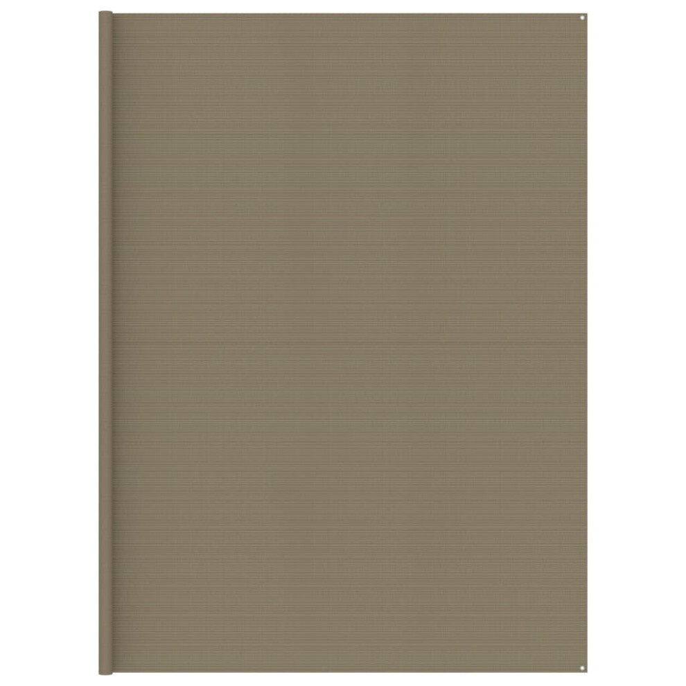 vidaXL Tent Carpet 400x500 cm Taupe Outdoor Patio Camping Ground Sheet Cover
