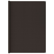 vidaXL Tent Carpet 250x400 cm Brown Outdoor Patio Camping Ground Sheet Cover