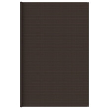 vidaXL Tent Carpet 400x400 cm Brown Outdoor Patio Camping Ground Sheet Cover