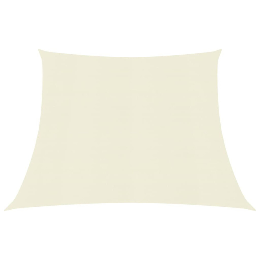 Vidaxl Sunshade Sail 160 G/M² Cream 4/5X3 M Hdpe Balcony Sunscreen Canopy