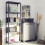 Keter Keter Low Storage Cabinet Grey and Black 90 cm Tool Cupboard Home Organiser 2