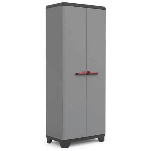 Keter Keter Multipurpose Storage Cabinet Grey and Black 173 cm Cupboard Organiser