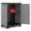 Keter Keter Low Storage Cabinet Grey and Black 90 cm Tool Cupboard Home Organiser 4
