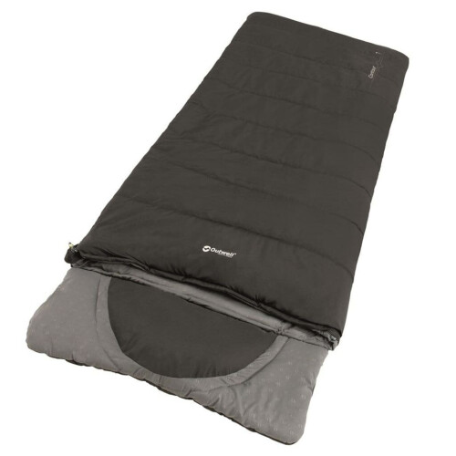 Outwell Outwell Sleeping Bag Midnight Black Left Zipper Outdoor Hiking Travel Storage
