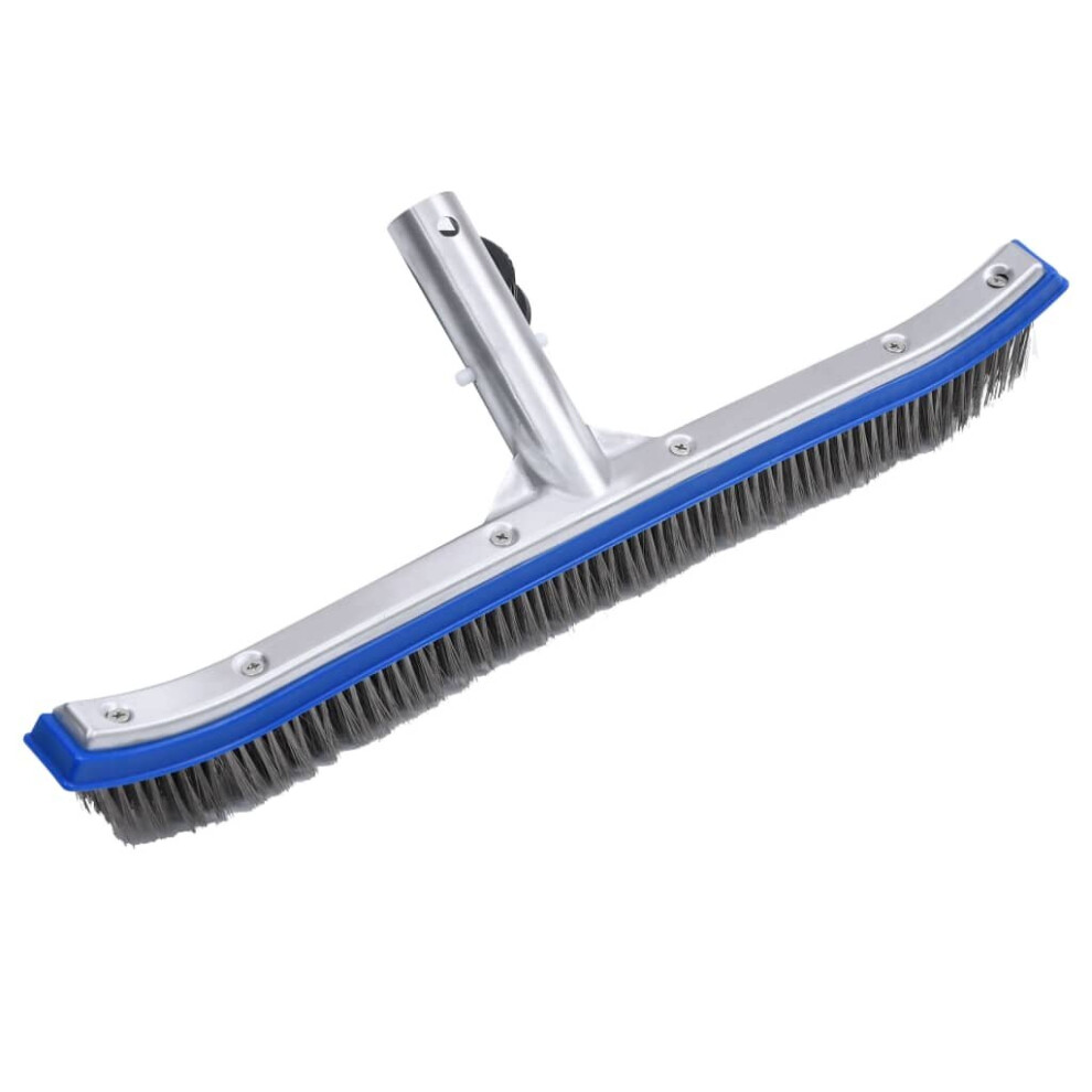 vidaXL Swimming Pool Wall Brush Aluminium Cleaner Above Ground Cleaning Tool