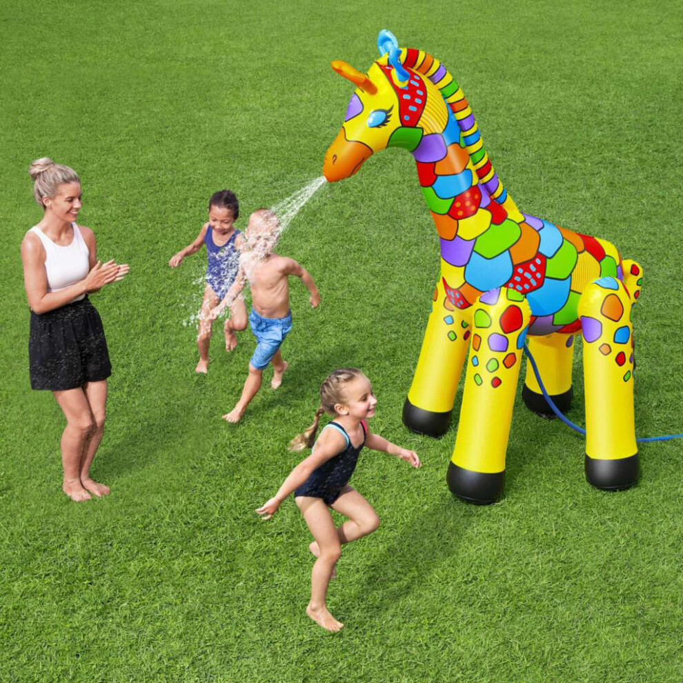 Bestway Jumbo Giraffe Sprinkler Garden Outdoor Pool Toy Animal Water Sprayer