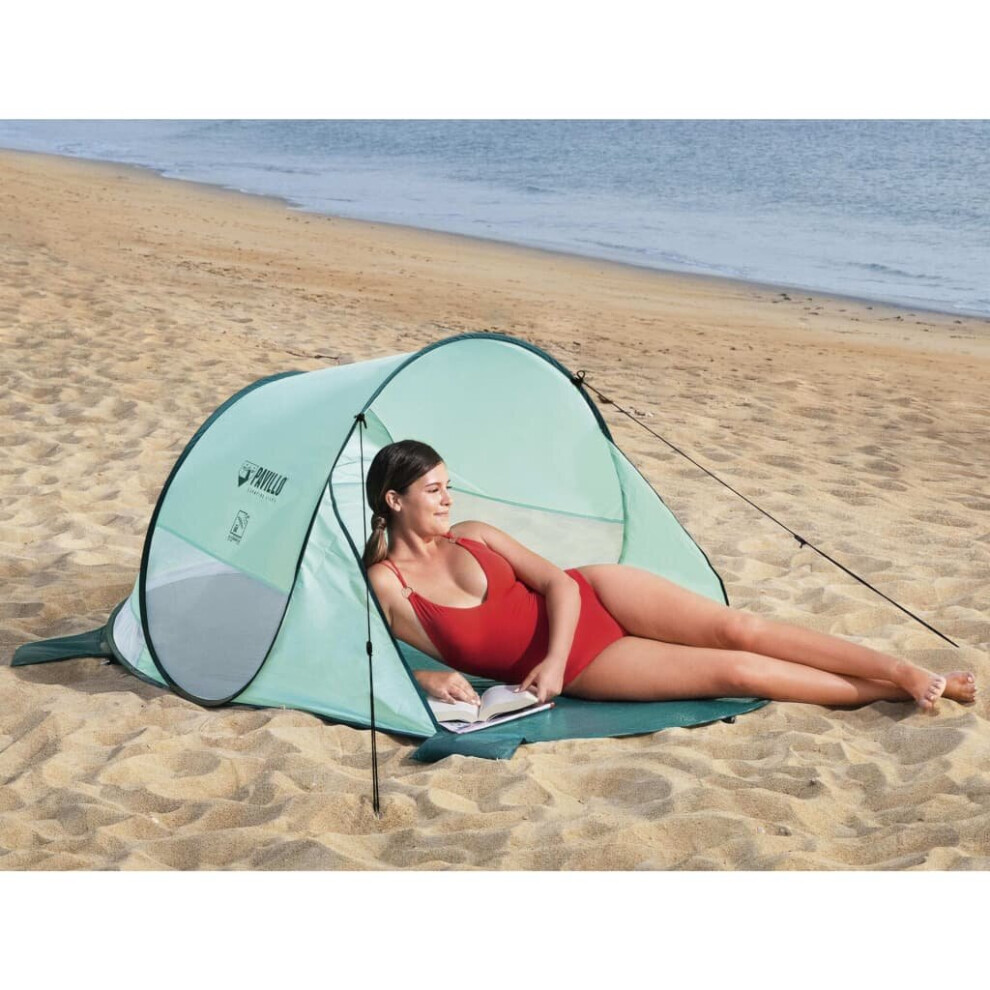 Tente de plage pop-up Pavillo Quick - 2 places - BESTWAY - Polyester - Protection anti-UV - Sac de transport
