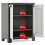 Keter Keter Low Storage Cabinet Black and Grey 100 cm Tool Cupboard Home Organiser 6