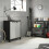 Keter Keter Low Storage Cabinet Black and Grey 100 cm Tool Cupboard Home Organiser 2