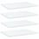 VidaXL vidaXL 4x Bookshelf Boards White Engineered Wood Panel Extra Shelf Bookcase 1