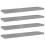VidaXL vidaXL 4x Bookshelf Boards Concrete Grey Engineered Wood Panel Extra Shelf 1
