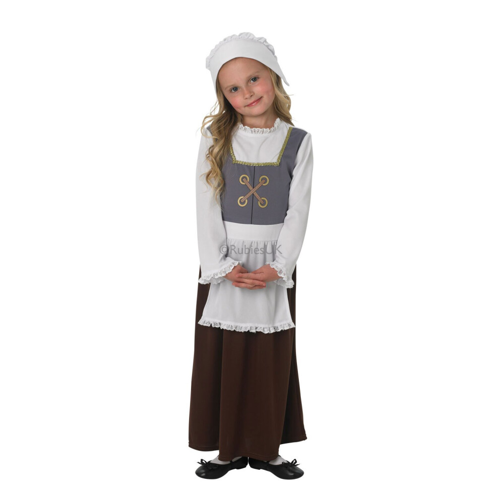 Kids Tudor Girl Costume Small