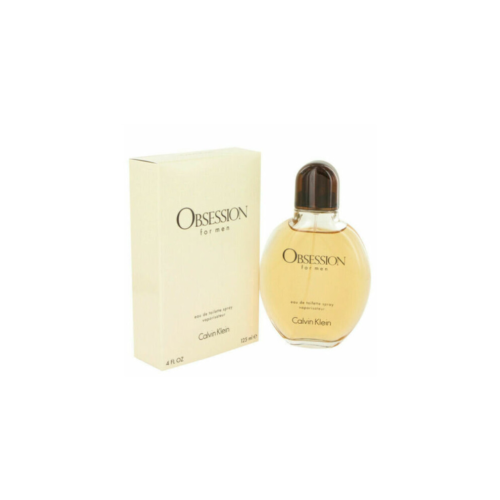 Obsession for Men by Calvin Klein EDT Spray 4.2 oz 125ML New