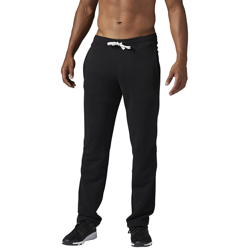 (36" Inside Leg) HENCHGRIPZ 36" 38" Inside Leg Extra Long Tall Joggers Sweatpants BLACK Gym Bottoms Jogging Running Men