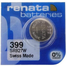 (5 x 399, SR 927 SW) Renata Single Watch Battery Swiss Made Renata 399 or SR927SW Or AG7 1.5V