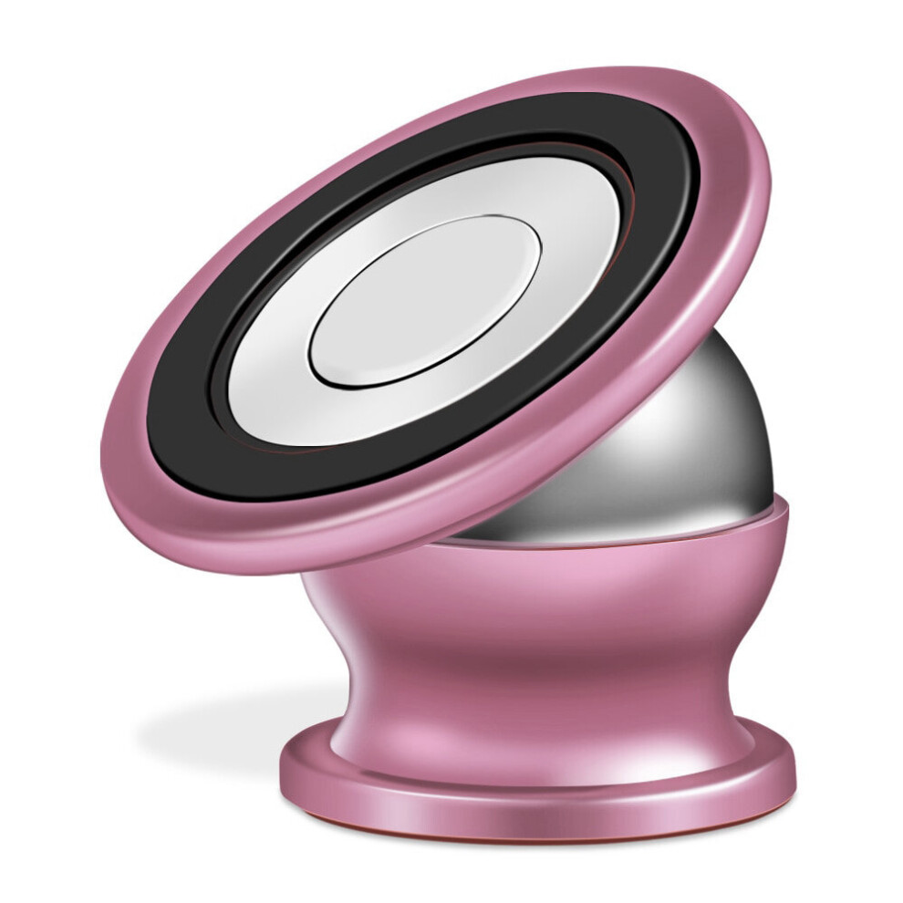(Rose ) Universal In Car Magnetic Dashboard Mobile Phone Holder Mount Stand Gold 8800216253441