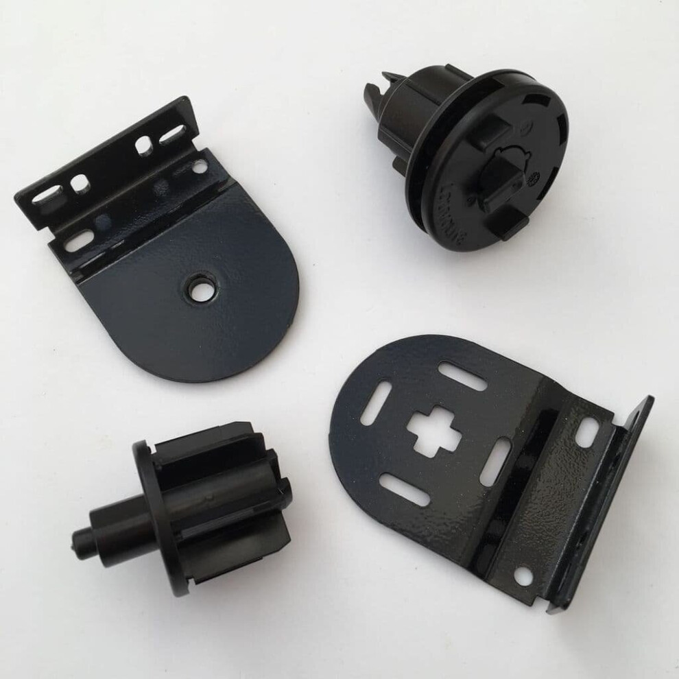 (500mm, Metal) 32mm Black Heavy Duty Deluxe Roller Blind Kit-image-OPC-P7C66S2-NEW