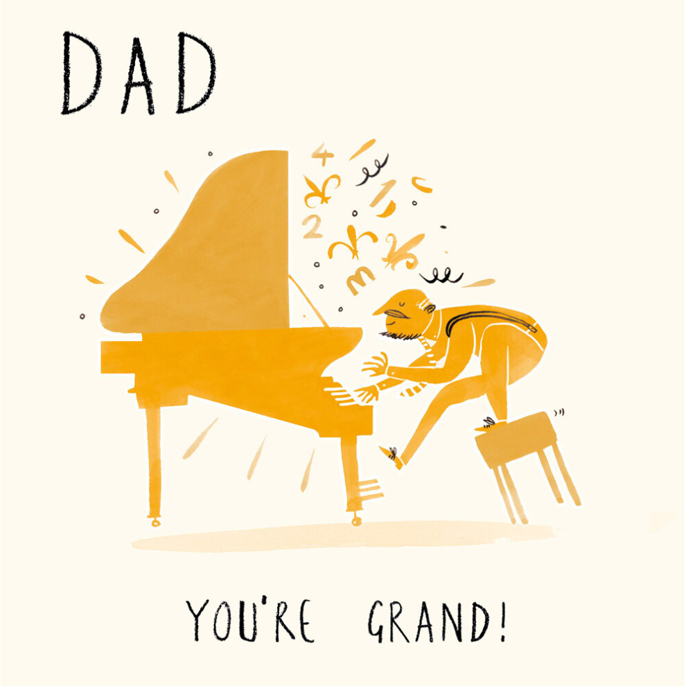 Dad You're Grand Happy Father's Day Greeting Card Fathers Day Cards