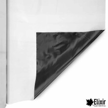 (20m) Elixir Gardens | 2m Wide Black and White Co-Extruded Heavy Duty Polythene Sheeting 360g 90mu