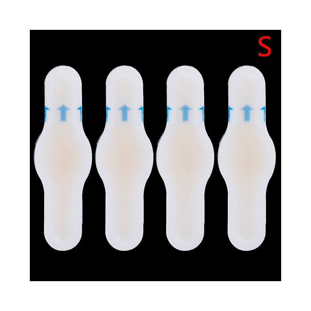 Lahdek 4Pcs/Set Heel Anti Wearing Heel Sticker Adhesive Hydrocolloid Gel Blister Plaster Pedicure Patch Plaster Foot Care Tools