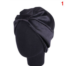 Silk Salon Bonnet for Hair Care - Elastic Sleep/Shower Cap for Women, Keeps Hair in Place, 6 Colors
