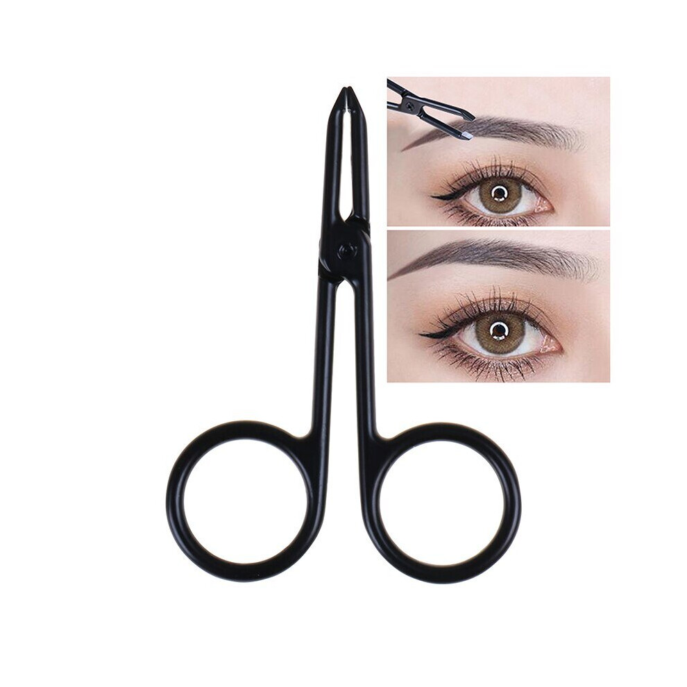 Lahdek 1Pcs Cosmetic Trimmer Eyelash Clipper Eyebrow Tweezer Face Hair Remove Make Up Scissors Makeup Pinzas Tool