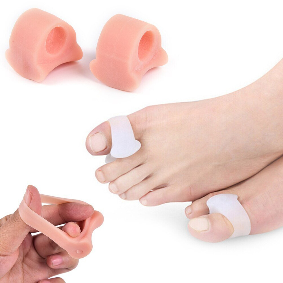 Lahdek 1Pair Gel Bunion Protector Toe Corrector Straightener Alignment Separator Spreader