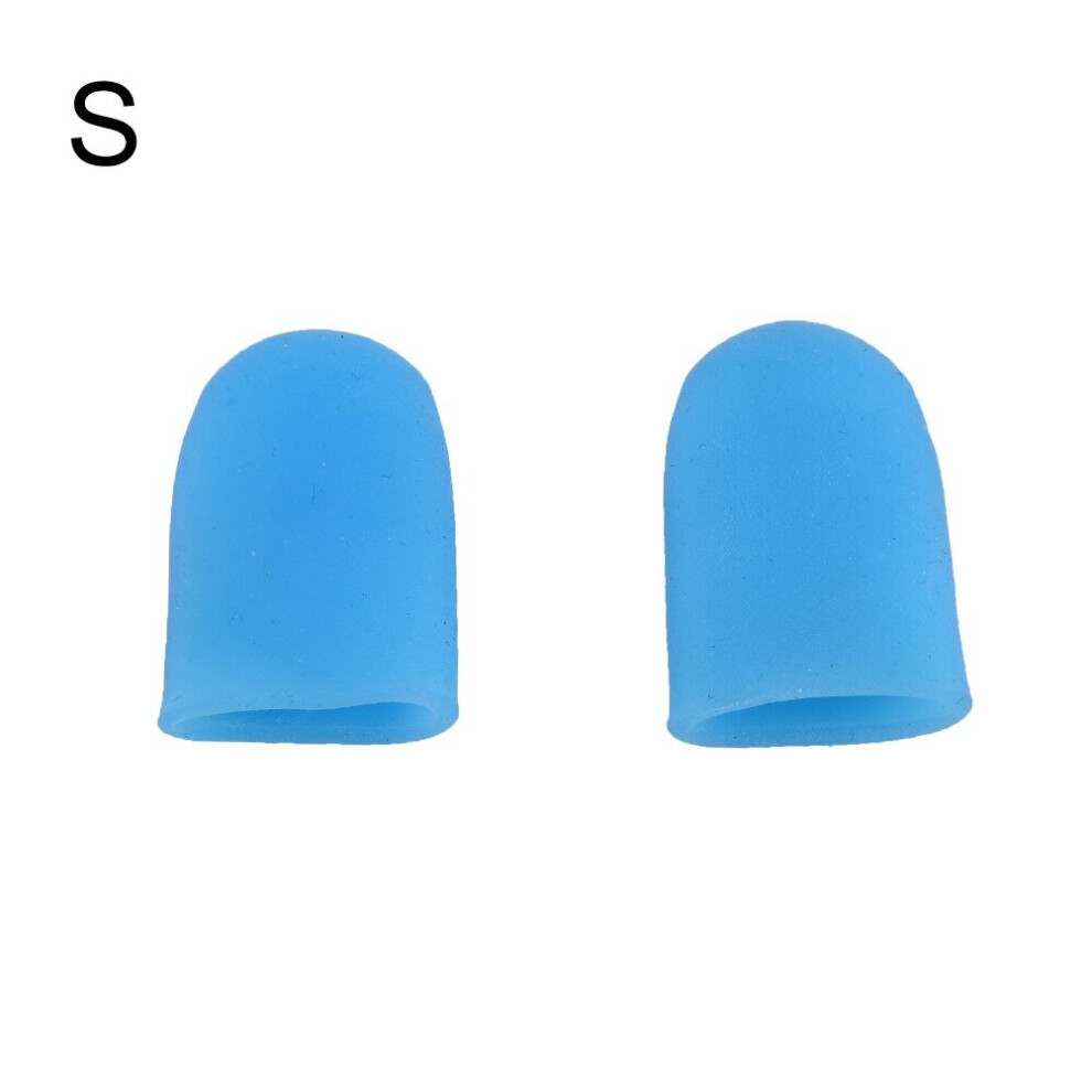 Lahdek 2Pcs S L Silicone Gel Toe Tube Corns Blisters Protector Gel Bunion Toe Finger Protection Foot Care Foot Health Care Product