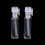 2PCS 2ml False eyelash glue transparent glass 1
